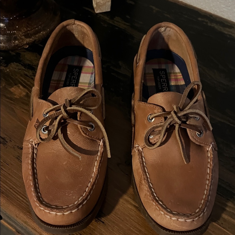 Sperry Women's Tan Leather Loafers